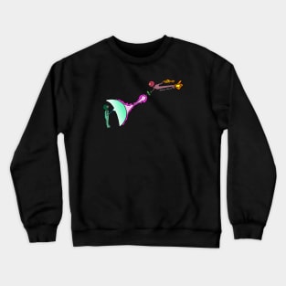 Ghost Pony Astro Fight Crewneck Sweatshirt